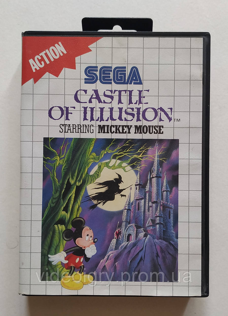 Castle of Illusion Starring Mickey Mouse Sega Master System 8-bit cartridge (оригінал) PAL БВ
