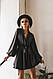 Ніжне гарна сукня з спідницею сонце чорного кольору, фото 4