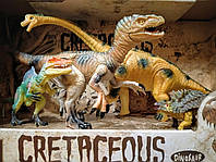 Набор реалистичных динозавров с подвижными конечностями