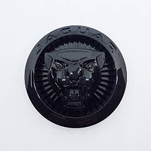 Емблема Jaguar чорна 85 мм.
