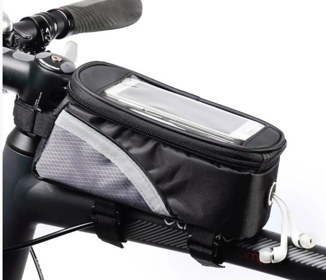 Сумка велосипедна під смартфон на раму BAO-012, XL 6", фото 1