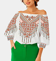 Заготовка для вишивки Блузка жіноча БХ-320.1ч БісерОк