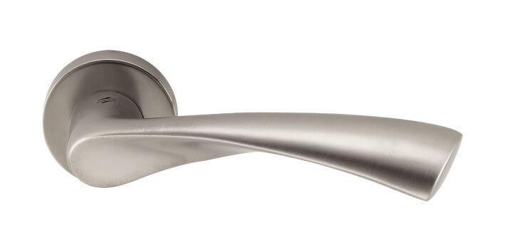 Дверна ручка Colombo Design Flessa CB51 матовий нікель 50мм розетта (24584)