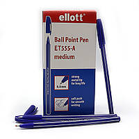 Ручка кулькова синя ET555-A, 50 шт