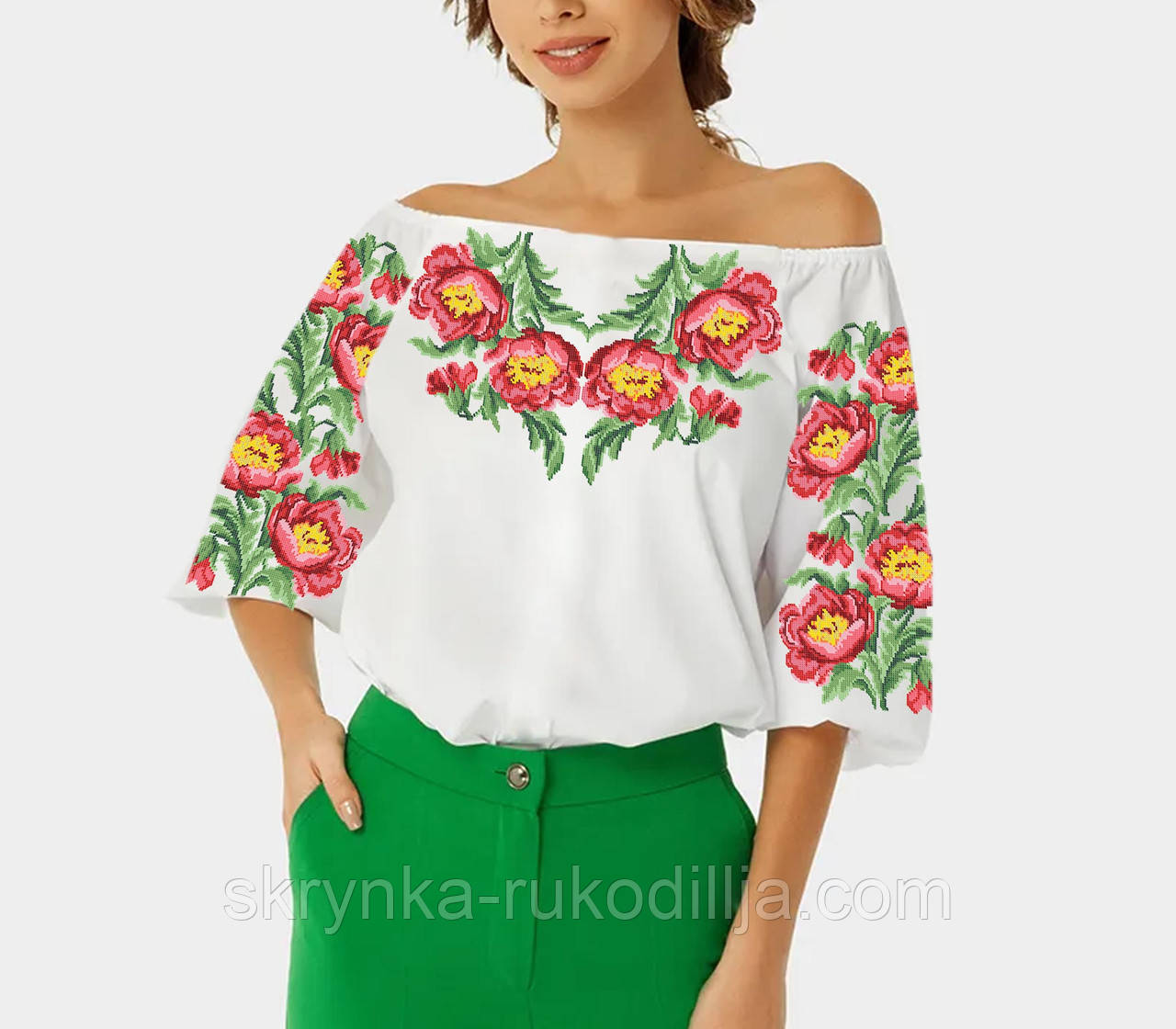 Заготовка для вишивки Блузка жіноча БХ-005.1 БісерОк