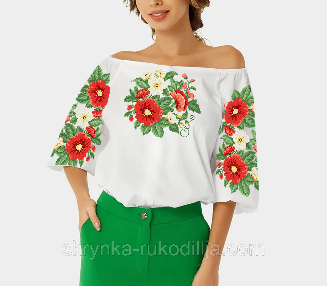 Заготовка для вишивки Блузка жіноча БХ-002.1 БісерОк
