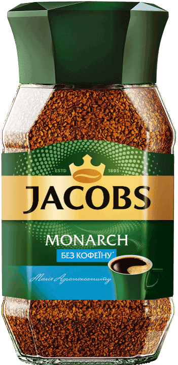 Кава Jacobs Monarch без кофеїну розчинний 95 м з/б