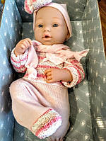 Кукла, пупс 35 см в розовой одежде