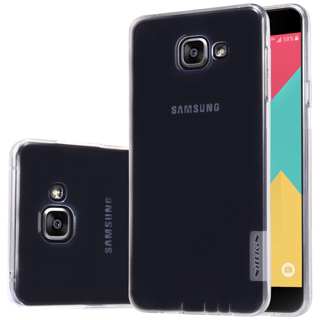 TPU чохол Nillkin для Samsung Galaxy A7 A710f 2016 прозорий