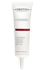 Comodex Cover&Shield Cream SPF 20 - Комодекс Крем з тонуючим ефектом SPF 20, 30 мл Christina