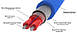 Тонкий нагрівальний кабель Ryxon HC 30 м.п., 3.0-3.7м.кв, 600 Вт для укладання в плитковий клей або стяжку, фото 5