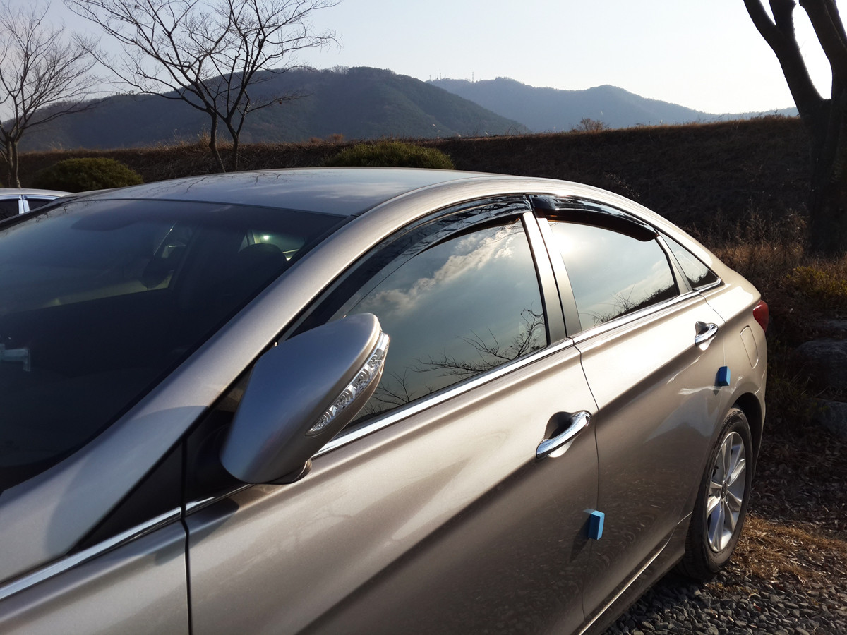 Вітровики, дефлектори вікон Hyundai Sonata YF 2009-2014