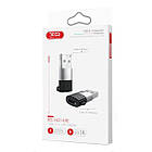 Перехідник XO NB149-E Type-C to USB2.0 Black, фото 3