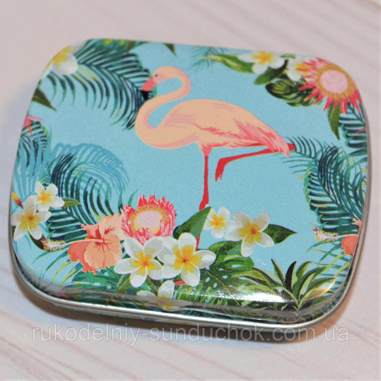 Бляшана Коробочка для дрібниць прямокутна (6*5*2 см), фото 1