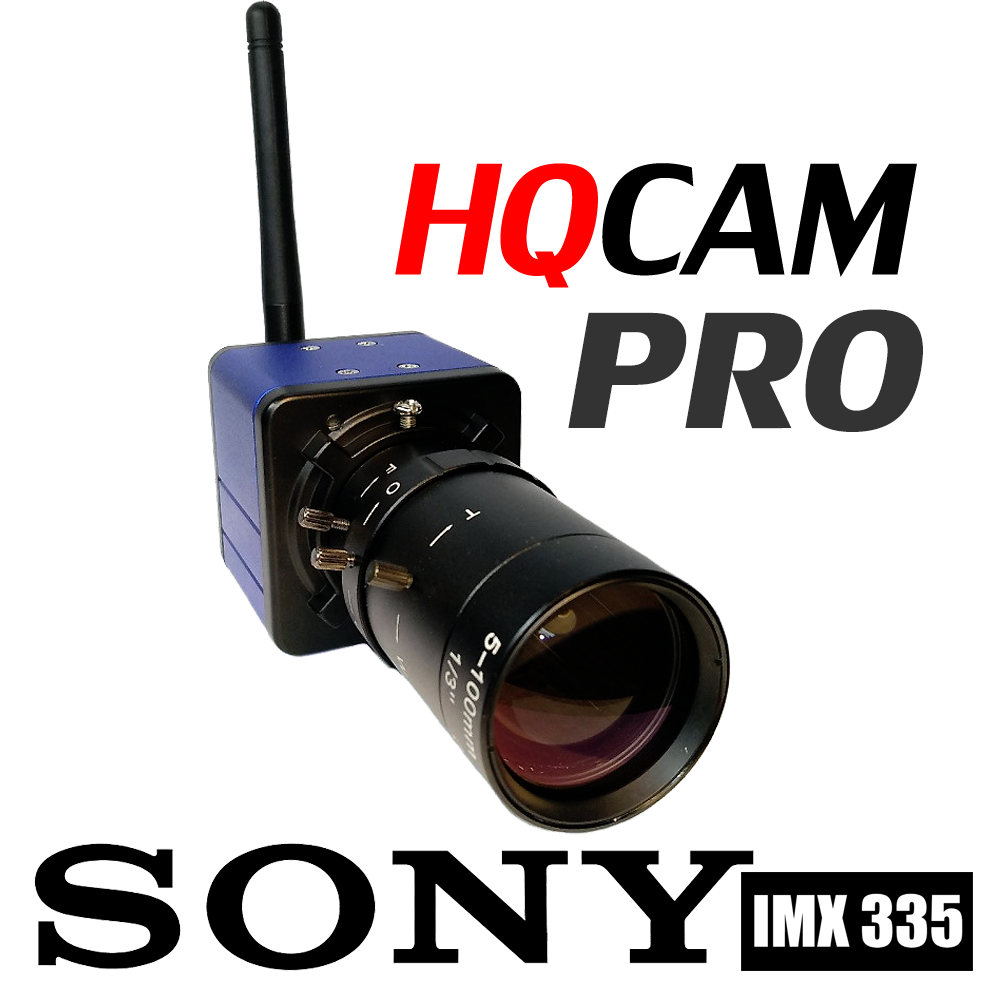 Камера WiFi детектива з 20X збільшенням! HQCAM 007, IP Onvif для PC, Android&IOs, IMX335, 5Мп, 2560x1920, RJ45