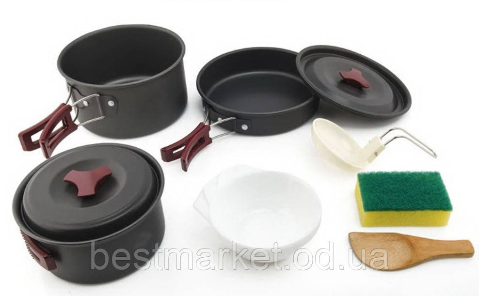 Набір Туристичного Посуду на 2-3 людини Cooking Set AL-300