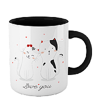 Чашка кошачья любовь
