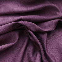 Портьєрна тканина ріжка (під льон), колір фіолетовий
