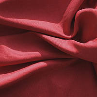 Портьєрна тканина ріжок Брук (під льон), колір червоний