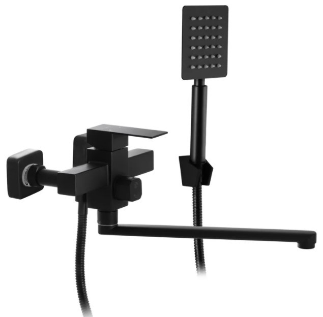 Змішувач для ванної MIX Kub 006 Euro Black