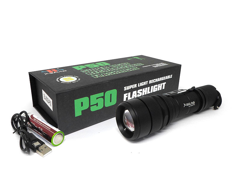 Ліхтар поліцейський micro USB Bailong 1х18650 120шт BL-603B-P50, фото 1