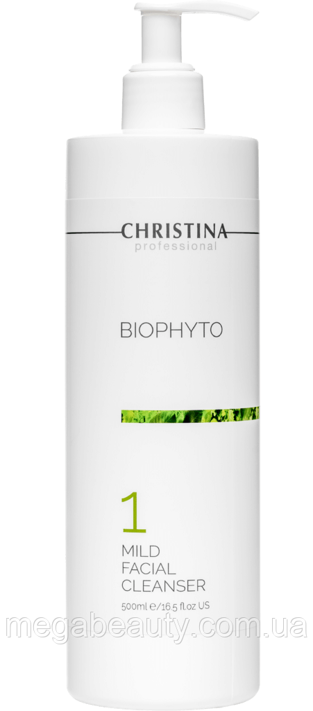 Bio Phyto Mild Facial Cleanser - Фіто Біо М'який очищаючий гель (крок 1), 500 мл Christina