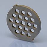 Решітка м'ясорубки Rainberg RB-670 RB-671 RB-672 RB-673 RB-674 RB-675 RB-676 RB-6303 RB-6304 RB-6305 груба котлетна, фото 2