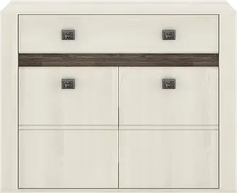 Комод Селена KOM 2D1S ясен сніжний/дуб ансберг ВМК Україна