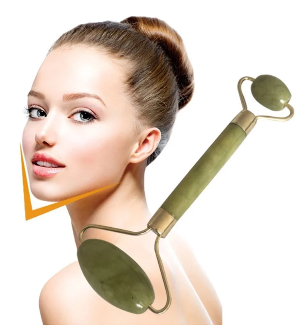 Роликовий Масажер Для Обличчя З Рожевого Кварцу Flbwles Conto Facial Roller