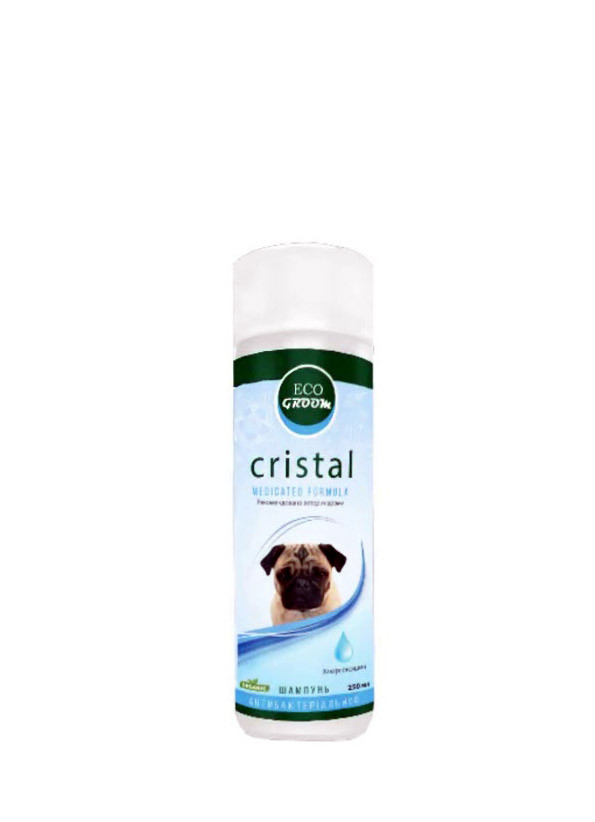EcoGroom Cristal (Екогрум Крістал) з хлоргексидином органічний шампунь-концентрат з проблемами шкіри, фото 1