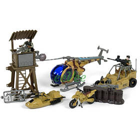 Військовий ігровий набір з літаком і технікою для хлопчиків з солдатами і аксесуарами (35821)