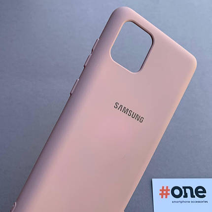 Чохол для Samsung Note 10 Lite з мікрофіброю оксамитовий накладка чохол на самсунг нот 10 лайт бежевий CFA, фото 3