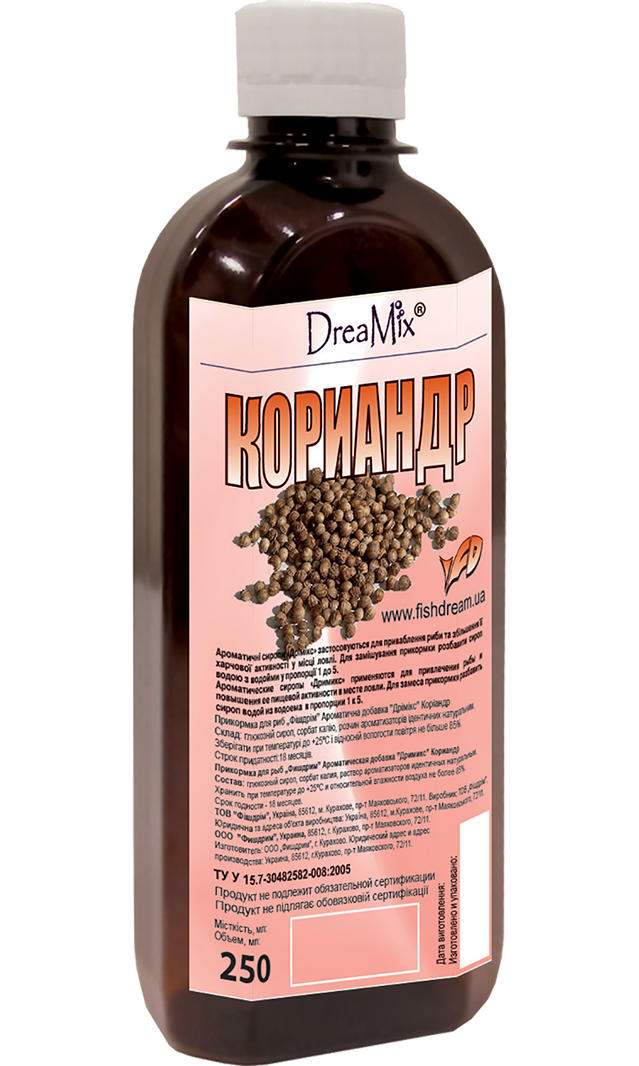 Сироп Fish Dream DreamMix Коріандр 250ml
