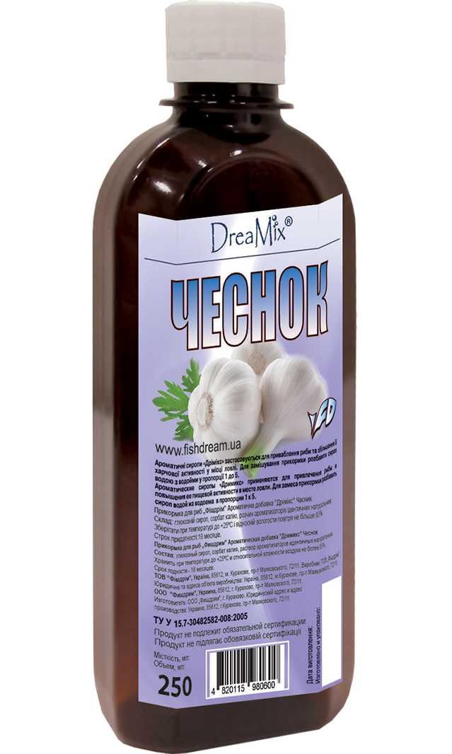 Сироп Fish Dream DreamMix Часник 250ml