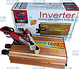 Перетворювач напруги UKC 12V-220V 1000W, авто інвертор 12В-220В 1000Вт, фото 2