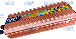 Перетворювач напруги UKC 12V-220V 2000W, авто інвертор 12В-220В 2000Вт