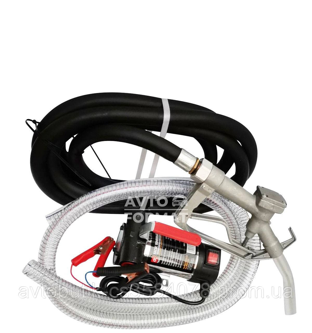 Заправна станція для дизельного палива солярки бензину 12В ДК, фото 1