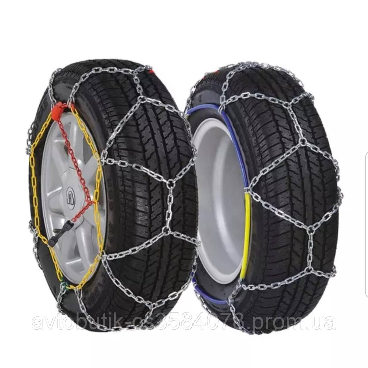 Ланцюги протиковзання позашляховик 16мм 410х60 2шт ДК, фото 1