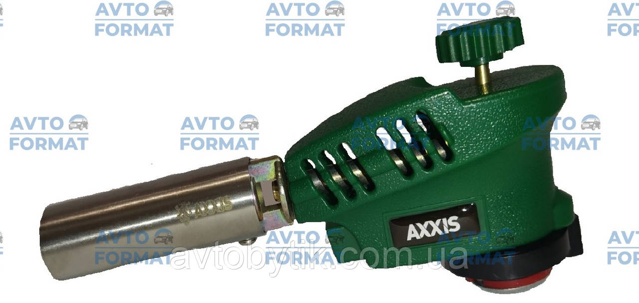 Пальник газовий із п'єзопідпалом, регулятор, розсікач полум'я AXXIS