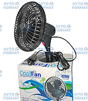 Вентилятор автомобільний салон на присосці з фіксатором
