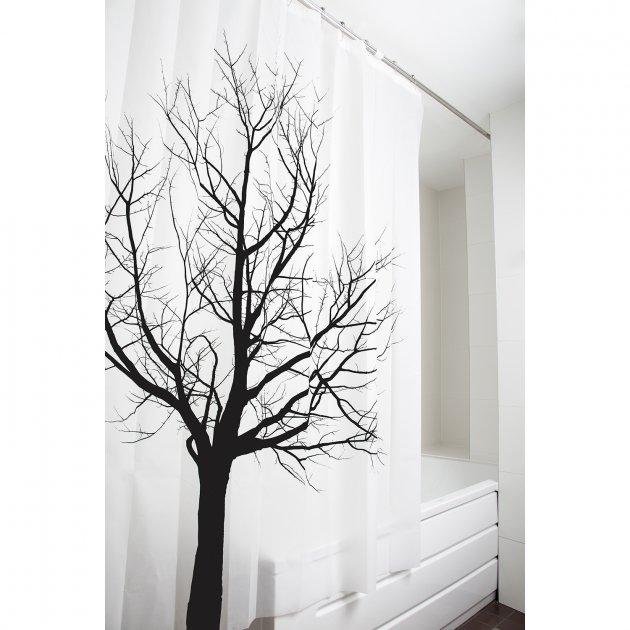 Штора для ванної кімнати Tatkraft TREE (180х180), матеріал PEVA