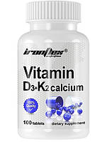 Вітамін д3 вітамін к2 IronFlex Vitamin D3+K2 calcium 100 tabs