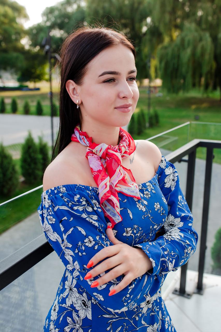 Ніжний шийну хустку 60*60 (61004)