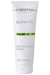 Bio Phyto Seb-Adjustor Mask - Фіто Біо Себорегулирующая маска, 75 мл Christina