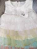 Нарядное Платье для девочки  размер 74, 80 на 9-12 месяцев Замеры в описании, фото 3