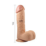 Фалоімітатор з мошонкою Legendary King Sized Realistic Dildo 9, фото 3