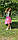 Ніжна рожева фатінова спідниця для дівчинки выд 2 до 10 років 98-164 см, фото 2
