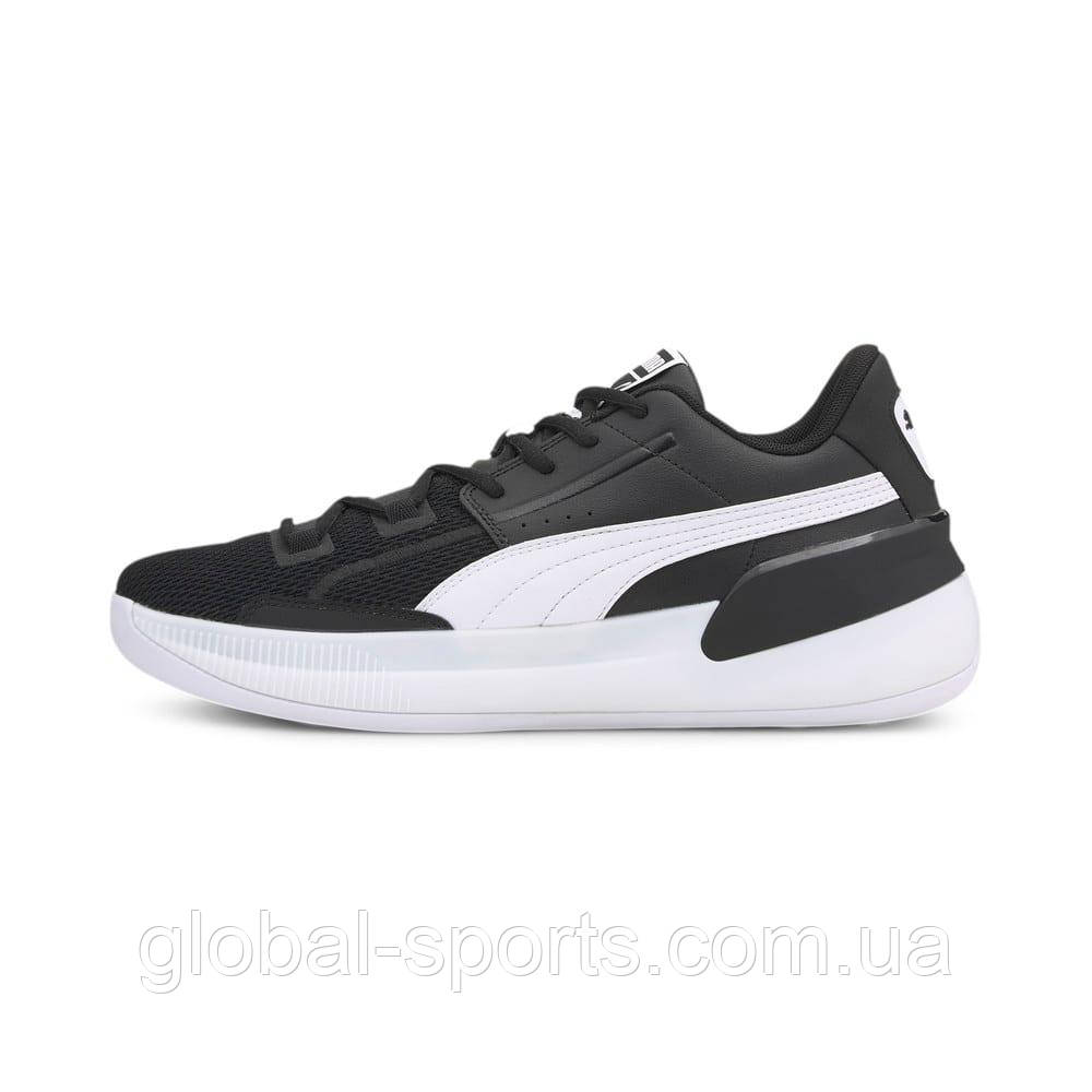 Puma clyde hardwood white cheap pink