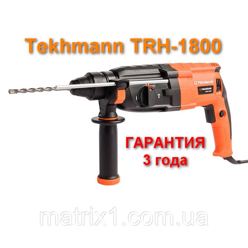 Перфоратор прямий SDS-Plus TRH-1040 у кейсі Tekhmann, фото 1