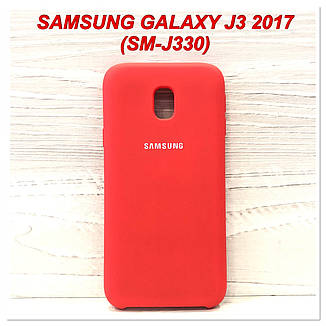 Оригінальний чохол для Samsung Galaxy J3 2017 (SM-J330) Червоний, фото 2